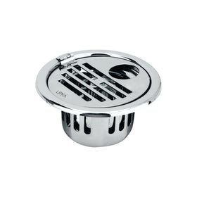Golden Classic Jali Round Floor Drain (5 Inches) with Hinge, Hole and Cockroach Trap - LIPKA - Lipka Home