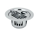 Golden Classic Jali Round Flat Cut Floor Drain (5 Inches) with Hinge, Hole and Cockroach Trap - LIPKA - Lipka Home