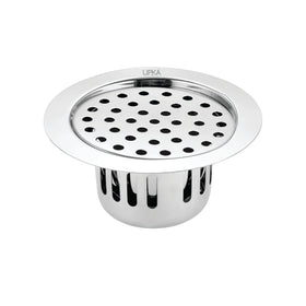 Round Flat Cut Floor Drain (5.5 inches) with Cockroach Trap - LIPKA - Lipka Home