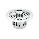 Round Flat Cut Floor Drain (5.5 inches) with Cockroach Trap & Hole - LIPKA - Lipka Home