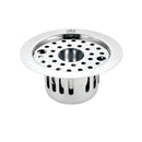 Round Flat Cut Floor Drain (5.5 inches) with Lock, Hole and Cockroach Trap - LIPKA - Lipka Home