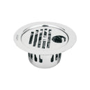 Golden Classic Jali Round Flat Cut Floor Drain (5.5 inches) with Hole and Cockroach Trap - LIPKA - Lipka Home