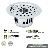 Round Flat Cut Floor Drain (5.5 inches) with Hinge, Hole & Cockroach Trap free delivery