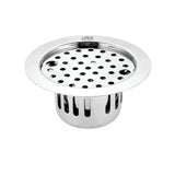 Round Flat Cut Floor Drain (5.5 inches) with Lock & Cockroach Trap