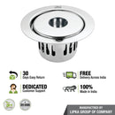 Full Moon Round Floor Drain (5.5 inches) With Hole and Cockroach Trap - LIPKA - Lipka Home