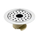 Round Jal Floor Drain (5 x 5 Inches) with Hole and Wide PVC Cockroach Trap - LIPKA - Lipka Home