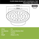 Super Sleek Round Floor Drain (5 inches) with Cockroach Trap - LIPKA - Lipka Home