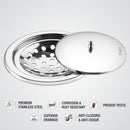 Saturn Round Floor Drain (5 inches) - LIPKA - Lipka Home