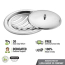 Saturn Round Floor Drain with Classic Jali (5 inches) - LIPKA - Lipka Home