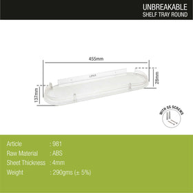 Round ABS Shelf Tray - LIPKA - Lipka Home