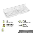 ABS Square Double Soap Dish - LIPKA - Lipka Home