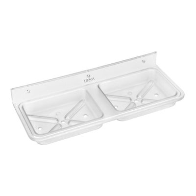 ABS Square Double Soap Dish - LIPKA - Lipka Home