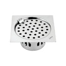 Square Flat Cut Floor Drain (5 x 5 Inches) with Hinge and Cockroach Trap - LIPKA - Lipka Home