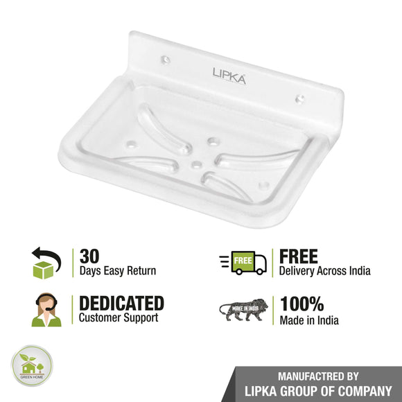 ABS Square Soap Dish - LIPKA - Lipka Home