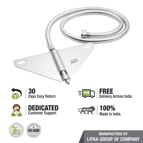 Straight Jet Spray with 304-Grade SS Holder & 2 Feet Hose - LIPKA - Lipka Home
