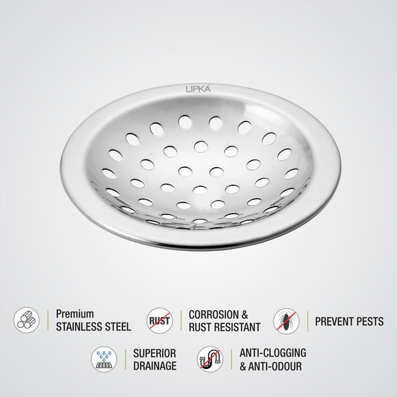 Super Heavy Snow Round Floor Drain (4.5 inches) - LIPKA - Lipka Home