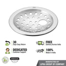 Super Heavy Snow Round Floor Drain with Hole (5 inches) - LIPKA - Lipka Home