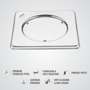 Sweep Out Square Floor Drain (6 x 6 Inches) - LIPKA - Lipka Home