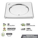 Sweep Out Square Floor Drain (6 x 6 Inches) - LIPKA - Lipka Home