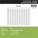 Vertical Grating Top (10 x 10 inches) - LIPKA - Lipka Home