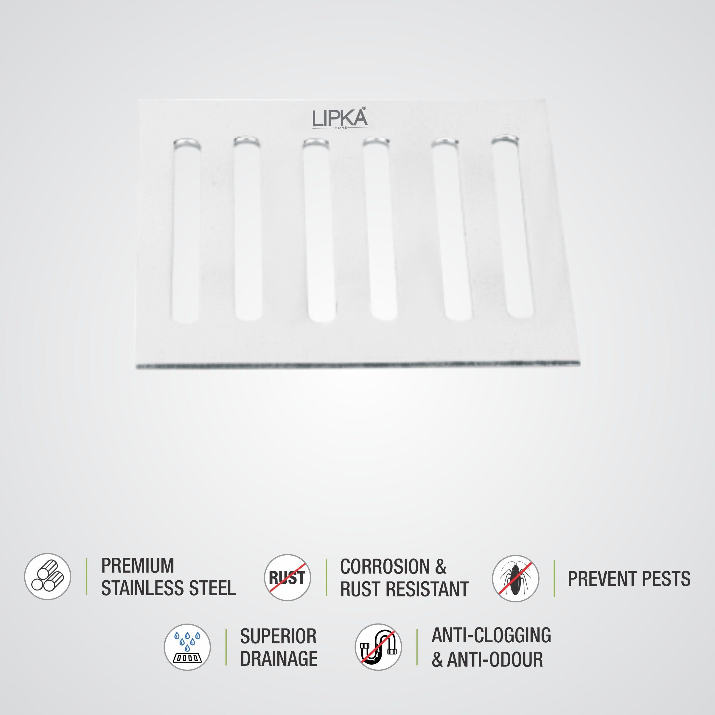 Vertical Grating Top (3 x 3 inches) - LIPKA - Lipka Home