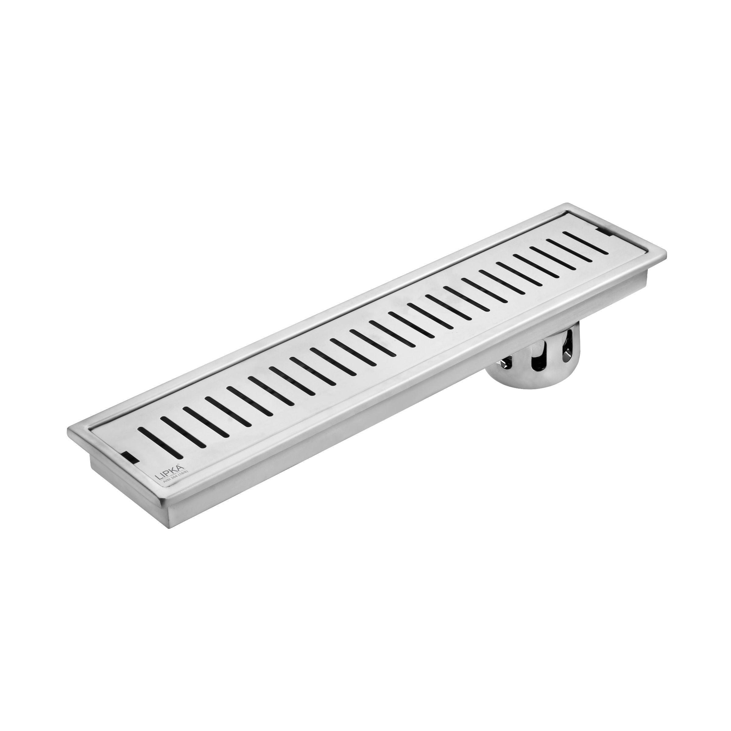 Vertical Shower Drain Channel (12 x 4 Inches) - LIPKA - Lipka Home