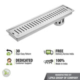 Vertical Shower Drain Channel (24 x 5 Inches) - LIPKA
