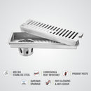 Vertical Shower Drain Channel (40 x 5 Inches) - LIPKA - Lipka Home