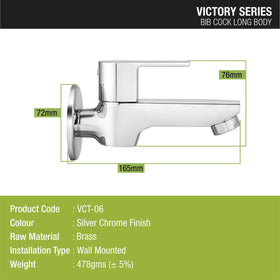 Victory Long Body Bib Tap Faucet - LIPKA - Lipka Home