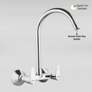 Virgo Sink Mixer Brass Faucet with Round Swivel Spout (20 Inches) - LIPKA - Lipka Home