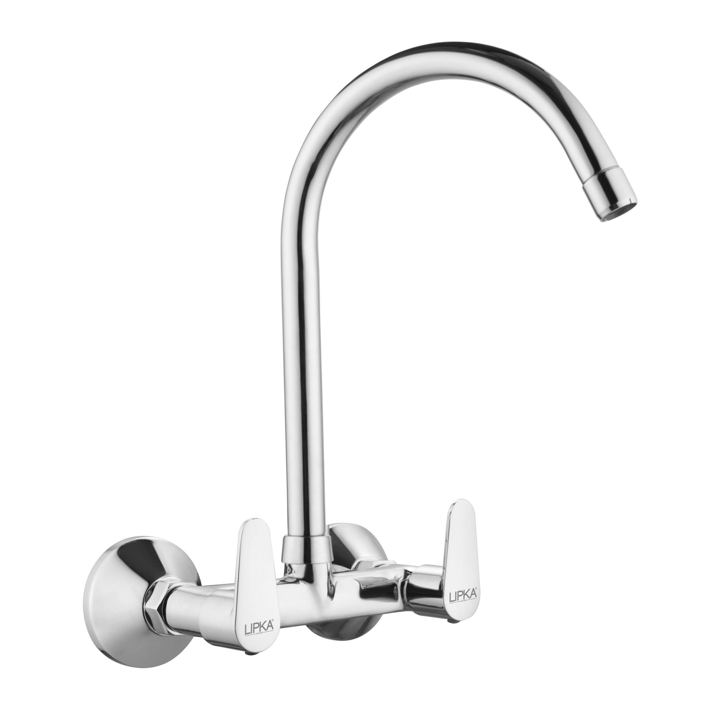 Virgo Sink Mixer Brass Faucet with Round Swivel Spout (20 Inches) - LIPKA - Lipka Home