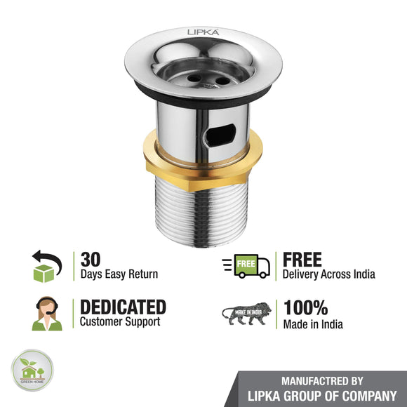 Half Thread Waste Coupling 3” (304-Grade SS) - LIPKA - Lipka Home