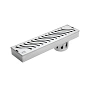 Wave Shower Drain Channel (12 x 3 Inches) - LIPKA