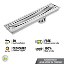 Wave Shower Drain Channel (48 x 4 Inches) - LIPKA - Lipka Home