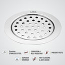 YU Round Floor Drain (5 inches) - LIPKA - Lipka Home