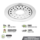 YU Round Floor Drain with Hole (5 inches) - LIPKA - Lipka Home