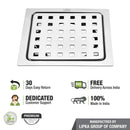 YU Square Floor Drain (6 x 6 Inches) - LIPKA - Lipka Home