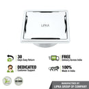 Yellow Exclusive Square Floor Drain (5 x 5 Inches) with Cockroach Trap - LIPKA - Lipka Home