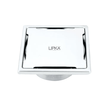 Yellow Exclusive Square Floor Drain (5 x 5 Inches) with Cockroach Trap - LIPKA - Lipka Home