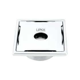 Yellow Exclusive Square Floor Drain (6 x 6 Inches) with Hole and Cockroach Trap - LIPKA - Lipka Home