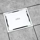 Yellow Exclusive Square Flat Cut Floor Drain (6 x 6 Inches) with Cockroach Trap - LIPKA - Lipka Home