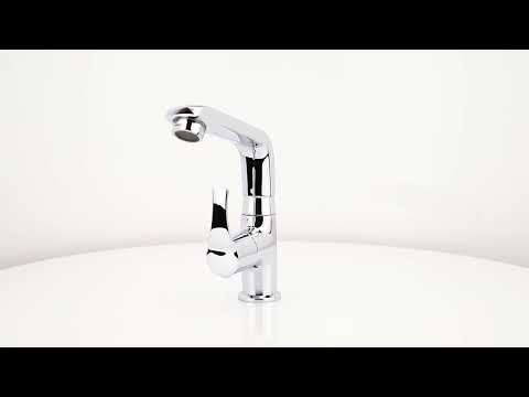 Coral Swan Neck with Swivel Spout Faucet video